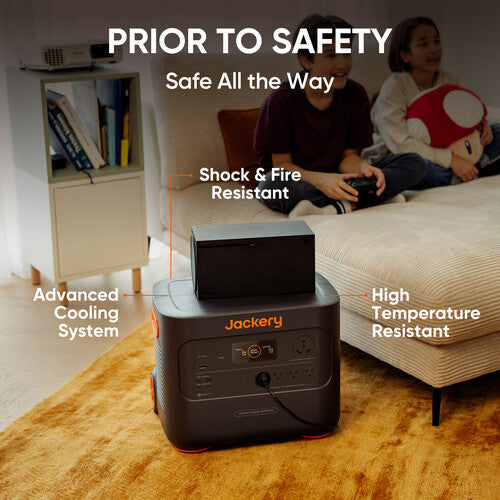 Jackery Explorer 2000 Plus Power Station with Two Battery Packs (6126 Wh)