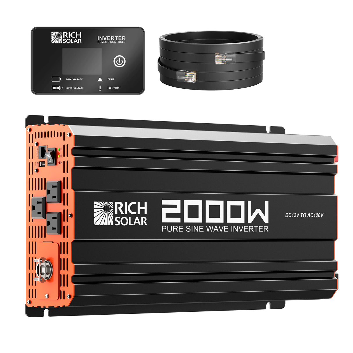 Rich Solar Nova Pure 2K 12 Volt Industrial Pure Sine Wave Inverter (2kW) - Image 4
