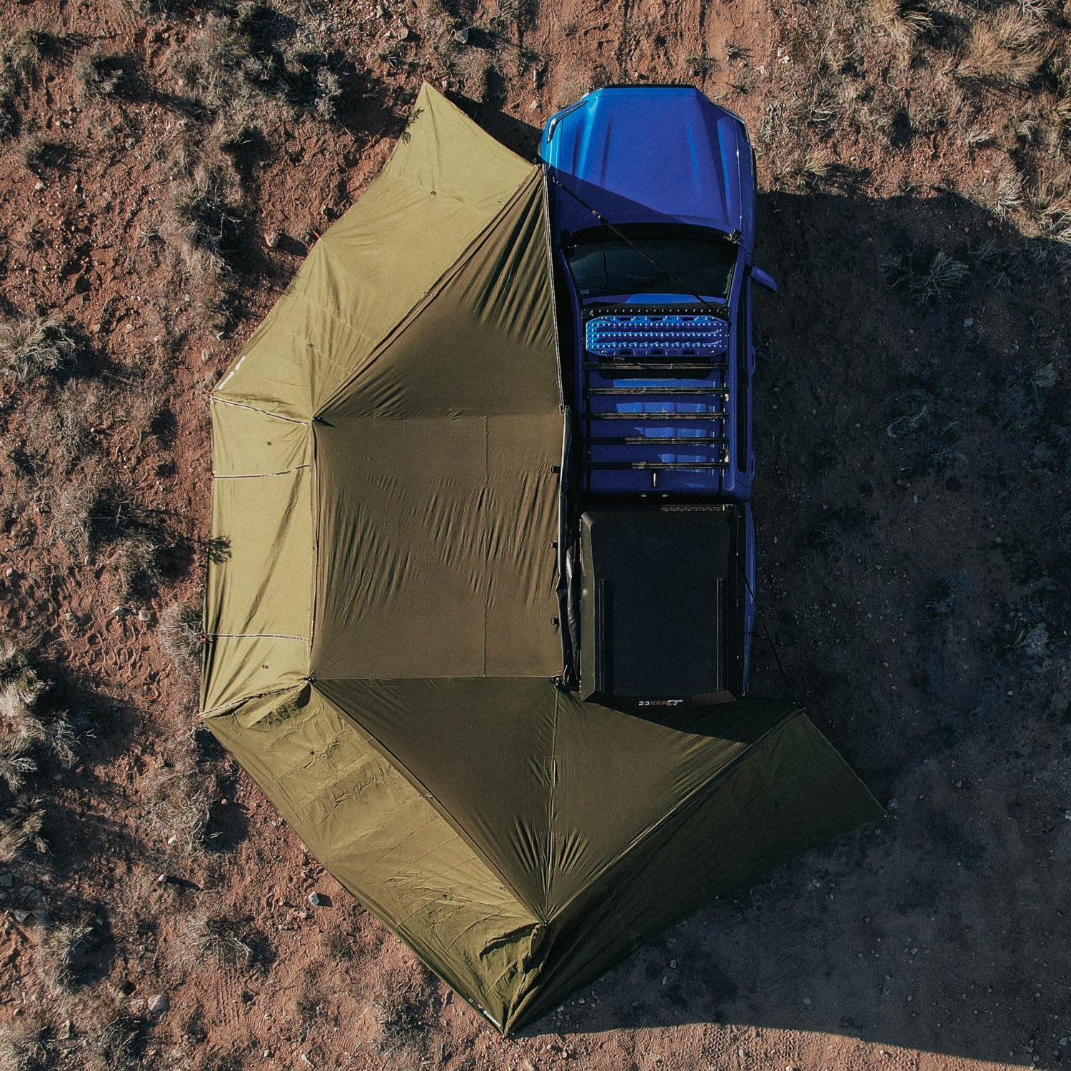 23Zero Peregrine PRO 5 270 Degree Awning + 1.0 Solid Wall – Left Side