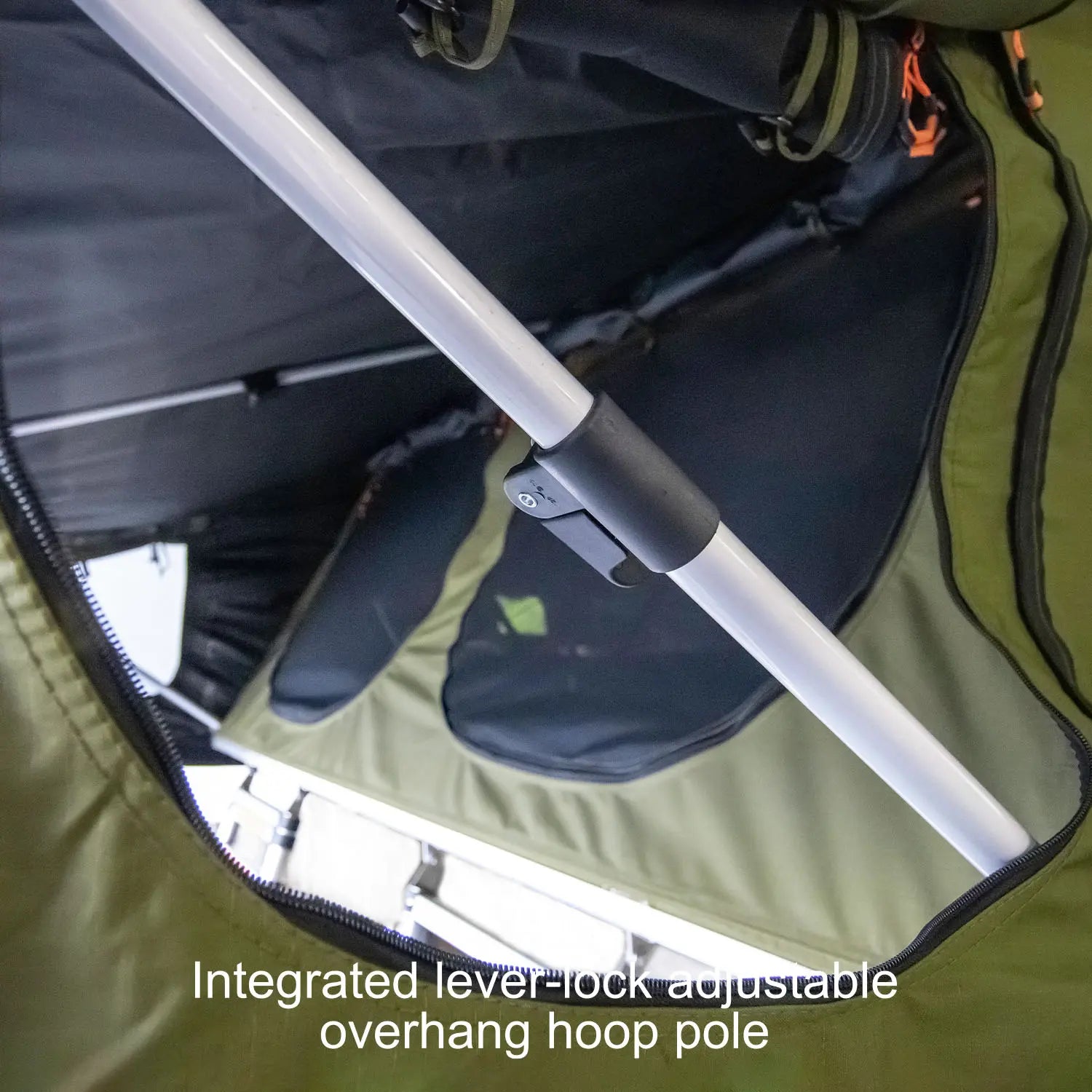 23Zero Walkabout 87 2.0 Softshell Rooftop Tent – 6 Person All Season w/ Heater/Cooler Port