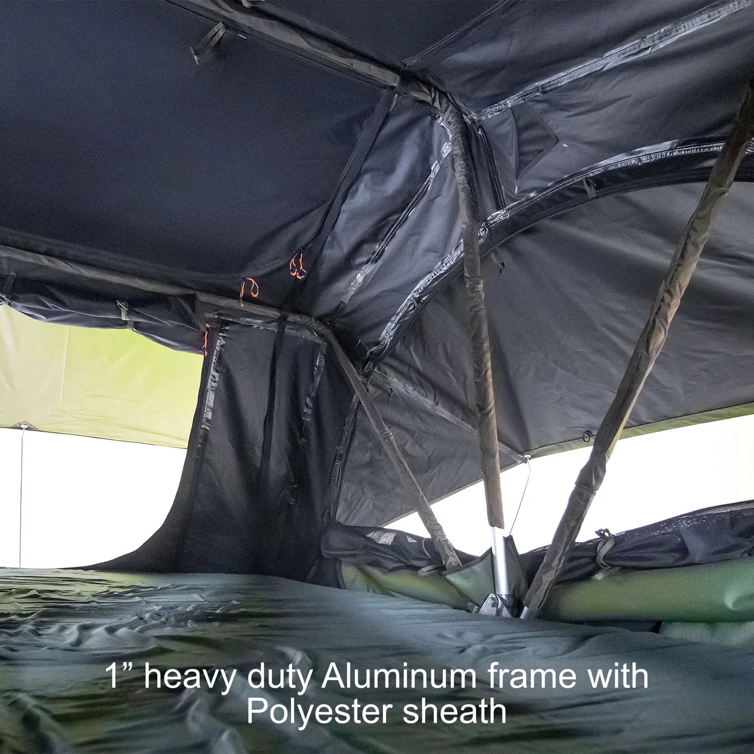 23Zero Walkabout 87 2.0 Softshell Rooftop Tent – 6 Person All Season w/ Heater/Cooler Port