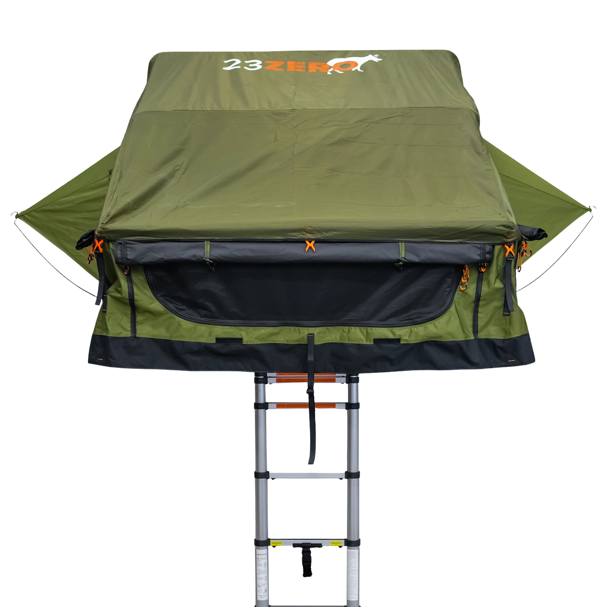 23Zero Walkabout 62 2.0 Softshell Rooftop Tent – 3+ Person All Season w/ Heater/Cooler Port