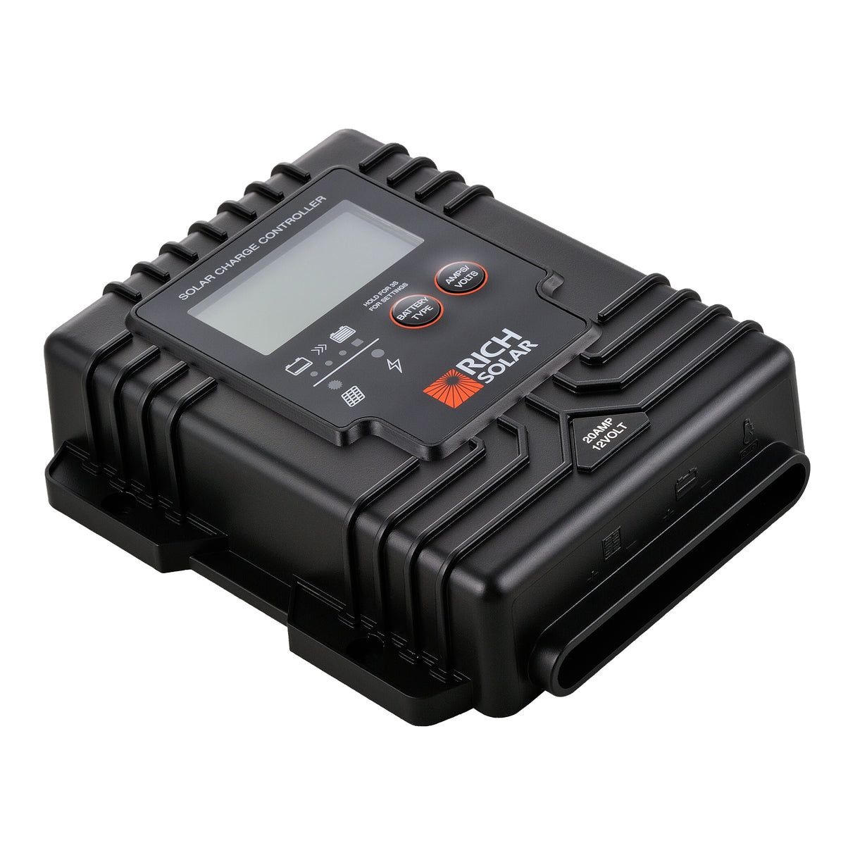 Rich Solar BRAVO Waterproof 20 | 20 Amp Waterproof PWM Solar Charge Controller | Waterproof 20A 12V PWM Controller - Image 6
