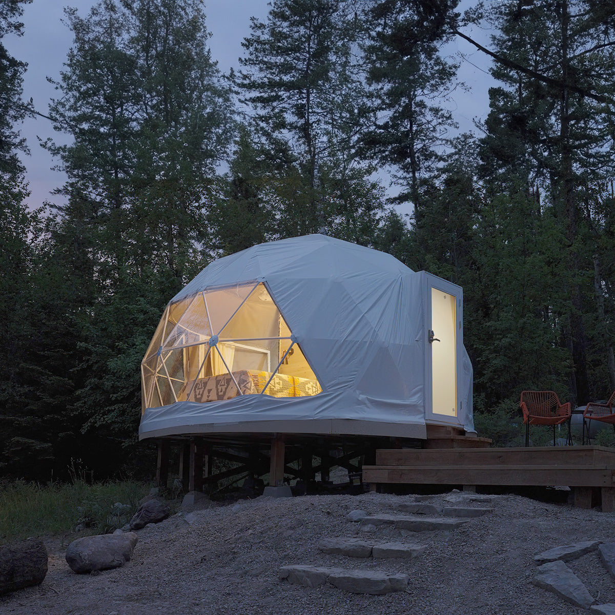 Luna 5m Stargazer Element – Preconfigured Geodesic Dome – 211 Sq Ft