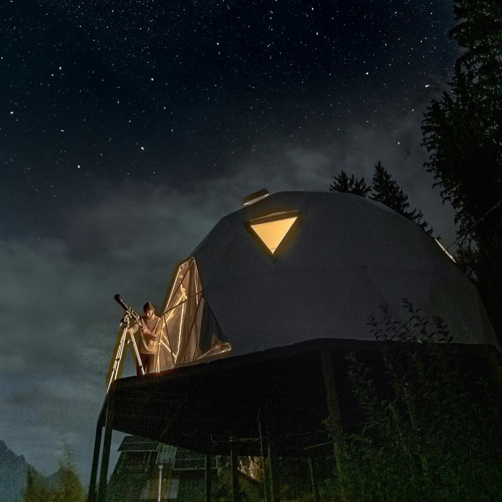 Luna 5m Stargazer Element – Preconfigured Geodesic Dome – 211 Sq Ft