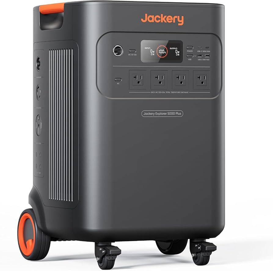 Jackery Explorer 5000 Plus Power Station with Smart Transfer Switch (5120 Wh)