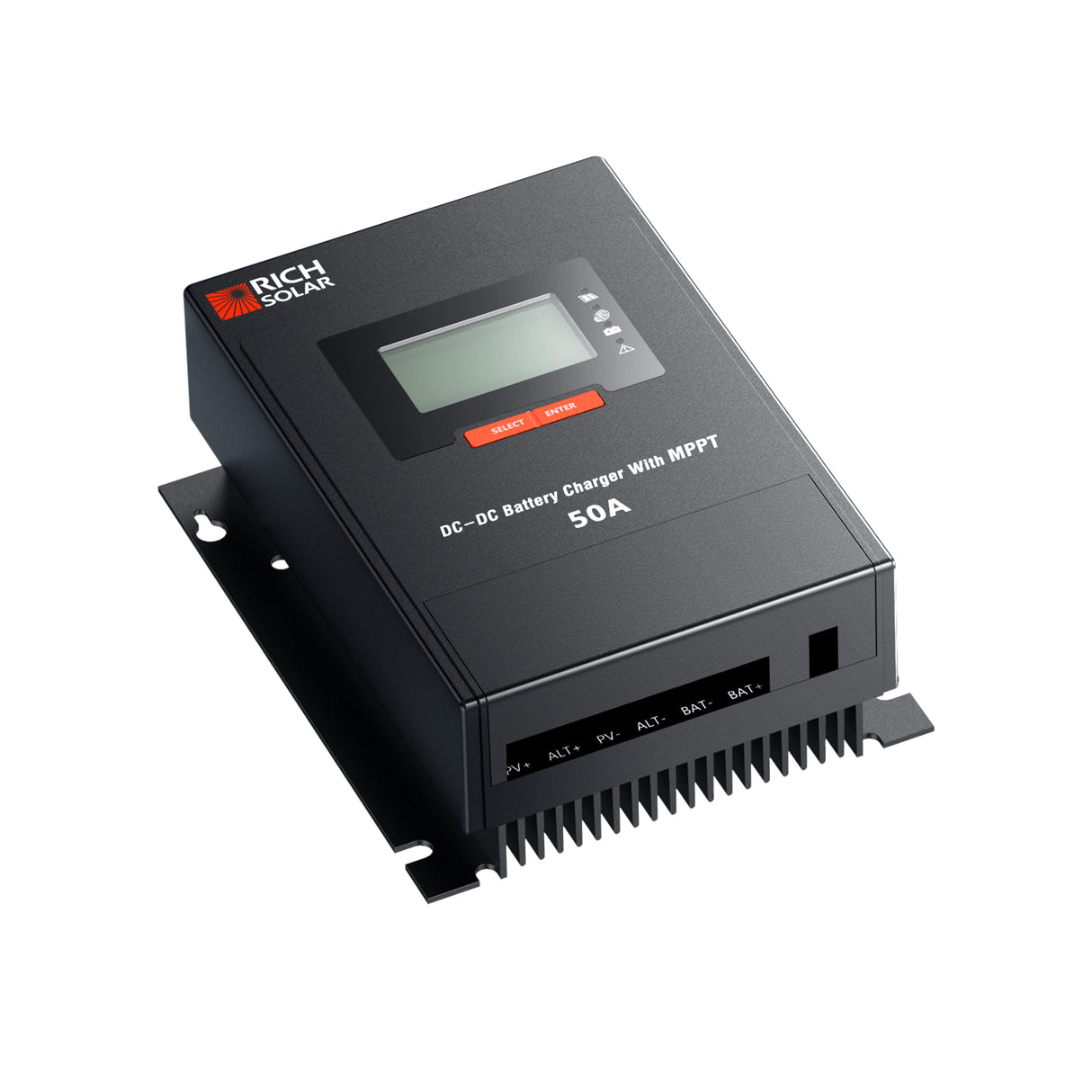 Rich Solar BRAVO 50 DC | 50 Amp DC-DC Solar Charge Controller with MPPT | Premium 50A 12V/24V DC-DC Solar Controller with MPPT - Image 8