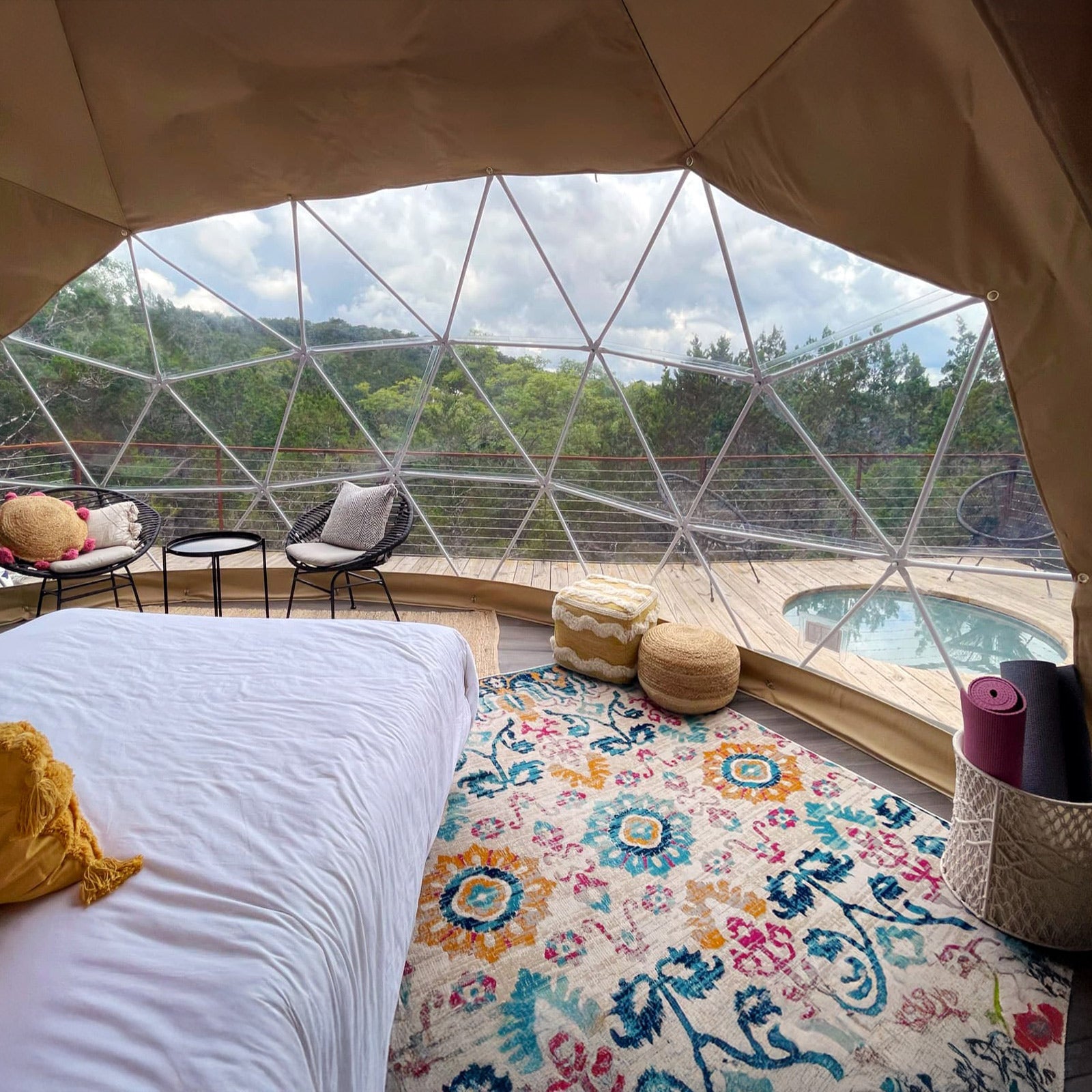 Luna 7m Stargazer Element – Preconfigured Geodesic Dome – 415 Sq Ft