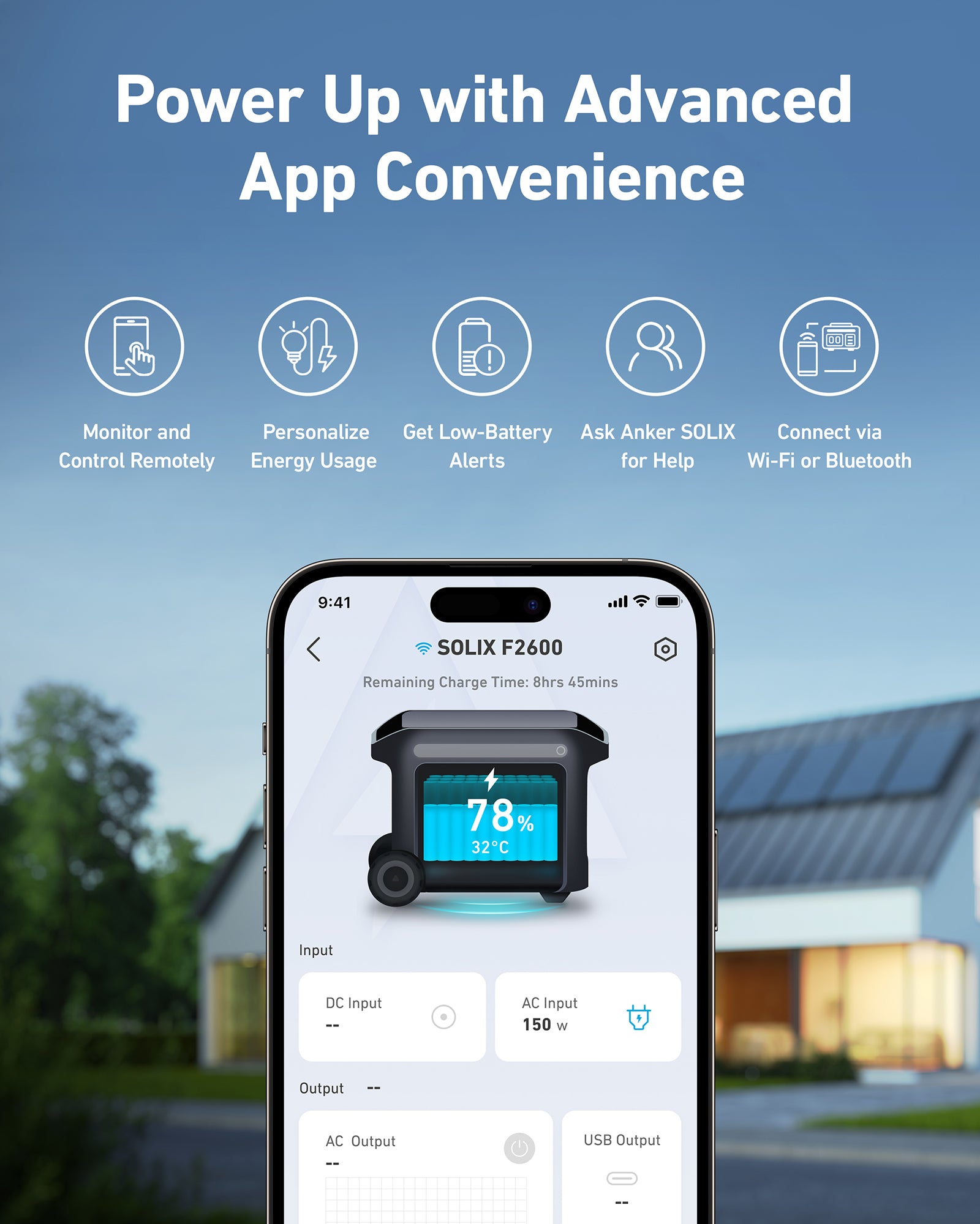 Anker SOLIX F2600 Portable Power Station + Expansion Battery (5120 Wh Combined)