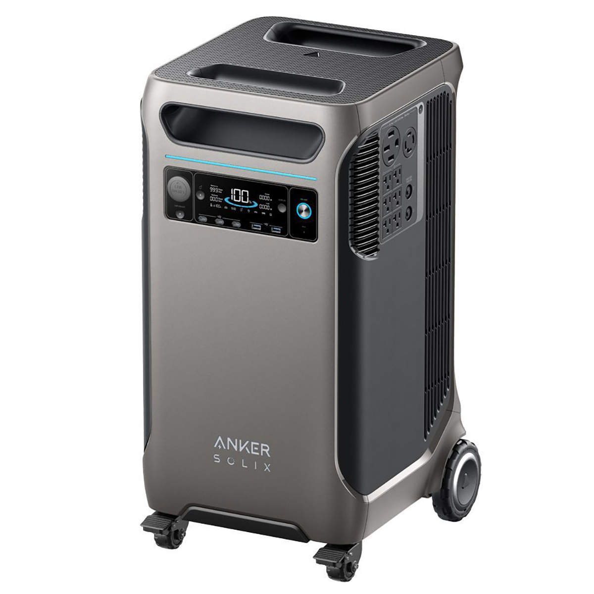 Anker SOLIX F3800 Plus Power Station 2-Pack (7680Wh + Double Voltage Hub