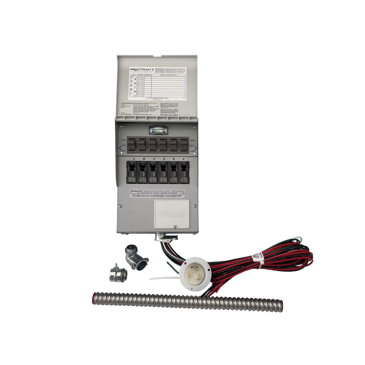 Anker SOLIX Home Backup Transfer Switch Kit – 120V, 30A, 6-Circuit (For F3000, F2600, F2000)