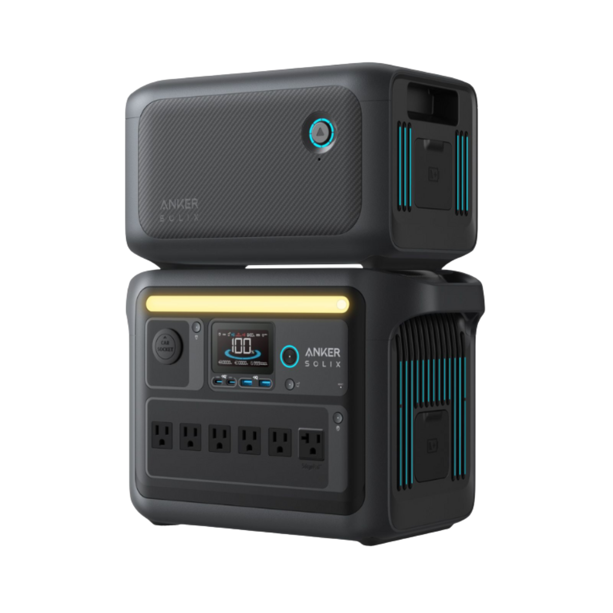 Anker SOLIX C1000X Power Station + Expansion Battery (2112Wh Combined)