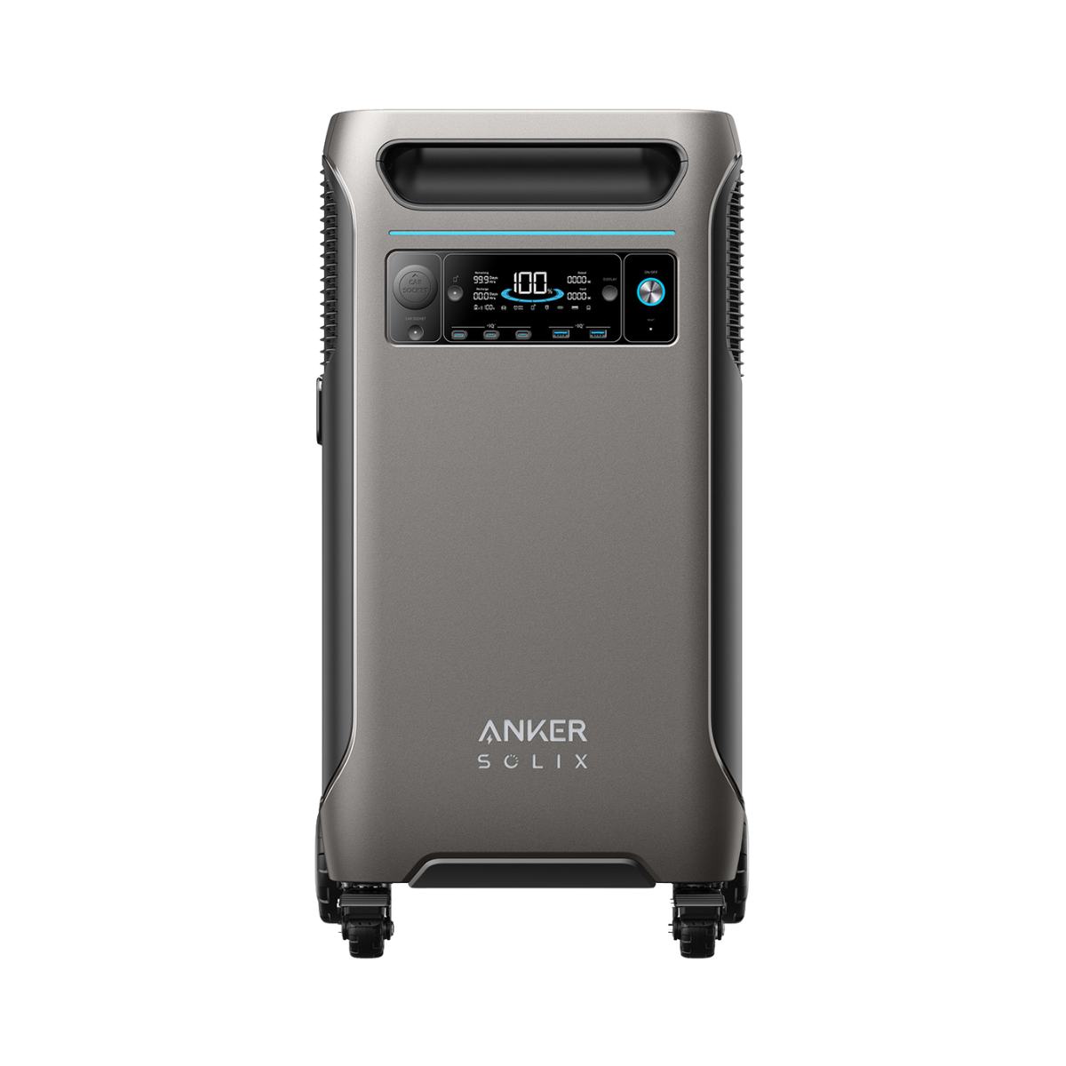 Anker SOLIX F3800 Plus Power Station (3840Wh) + Expansion Battery (3840Wh) + 400W Solar Panel
