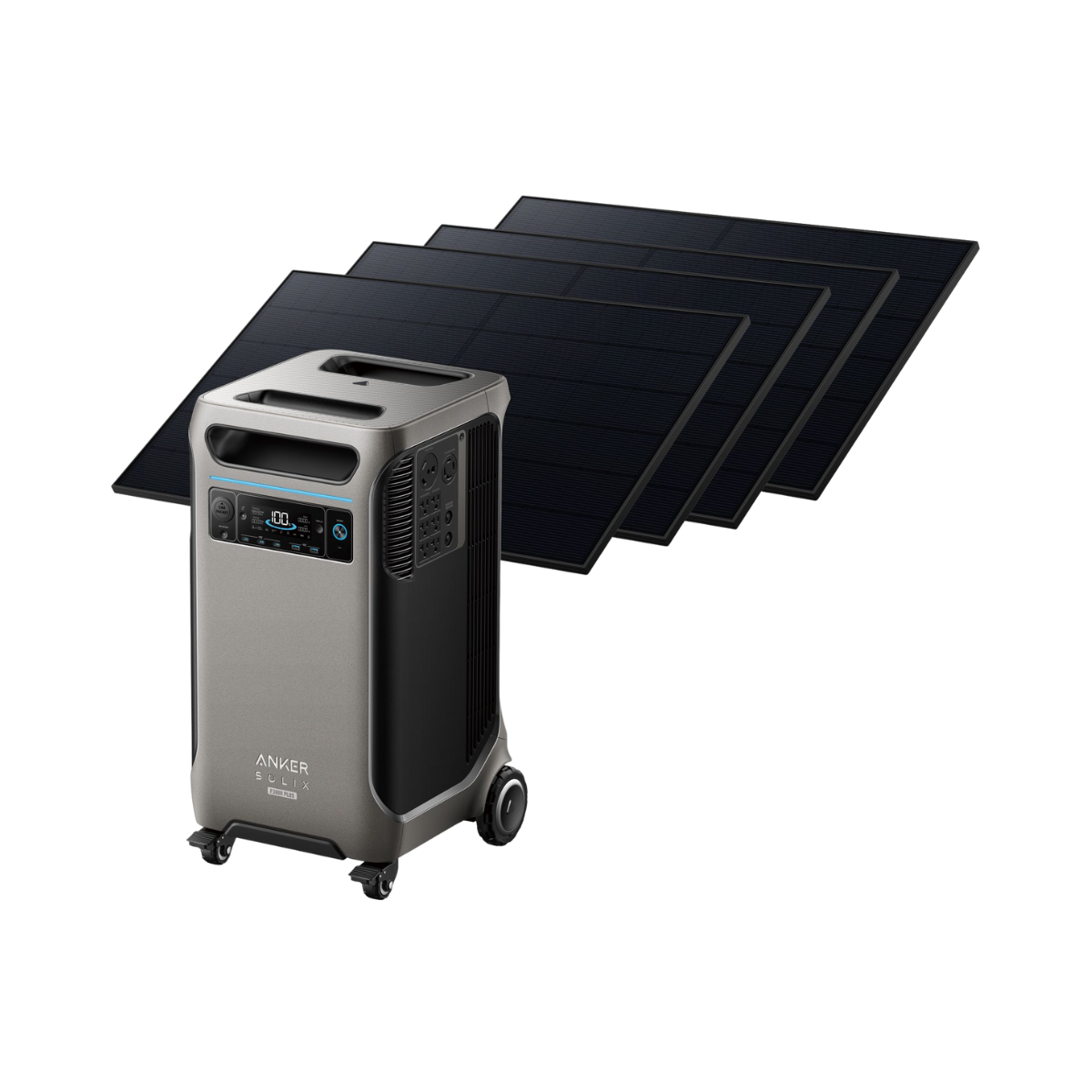 Anker SOLIX F3800 Plus Power Station + 410W Rigid Solar Panels