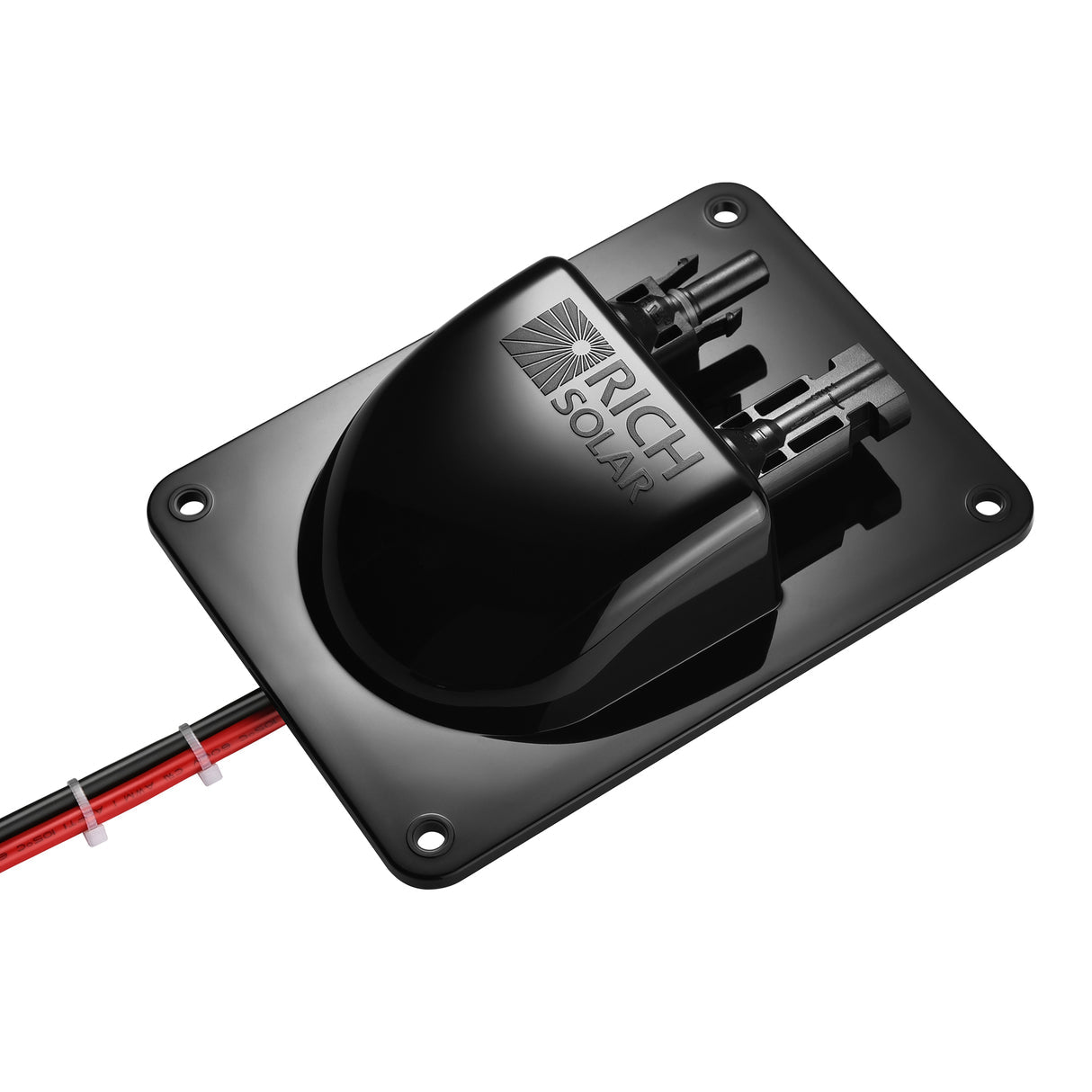 Rich Solar Cable Entry Plate | Polypropylene Housing with UL 8AWG 600V Wires for Solar Panels - Image 4