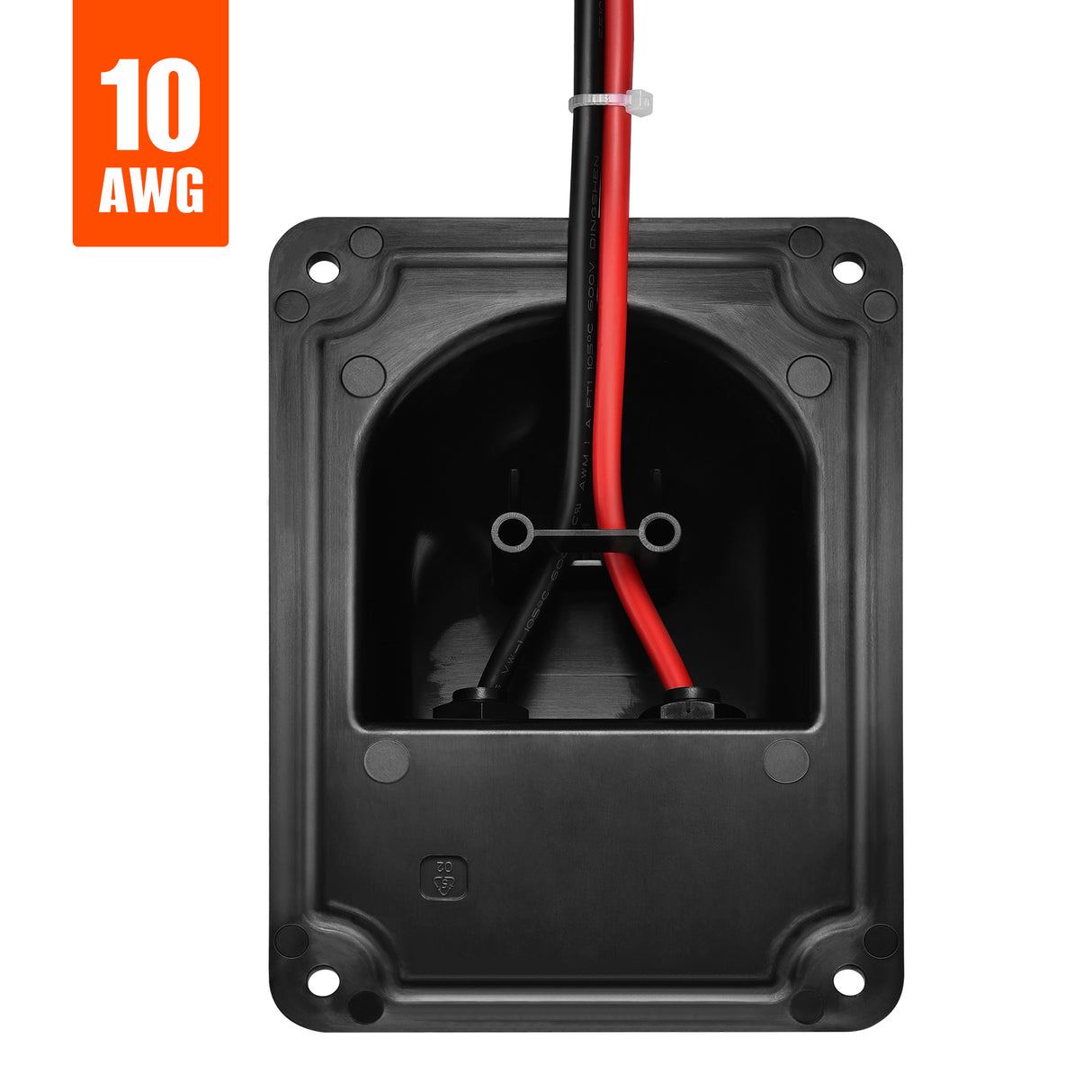 Rich Solar Cable Entry Plate | IP68 Waterproof Polypropylene Housing with UL Certified 1FT 10AWG Wires and Solar Connectors - Image 3