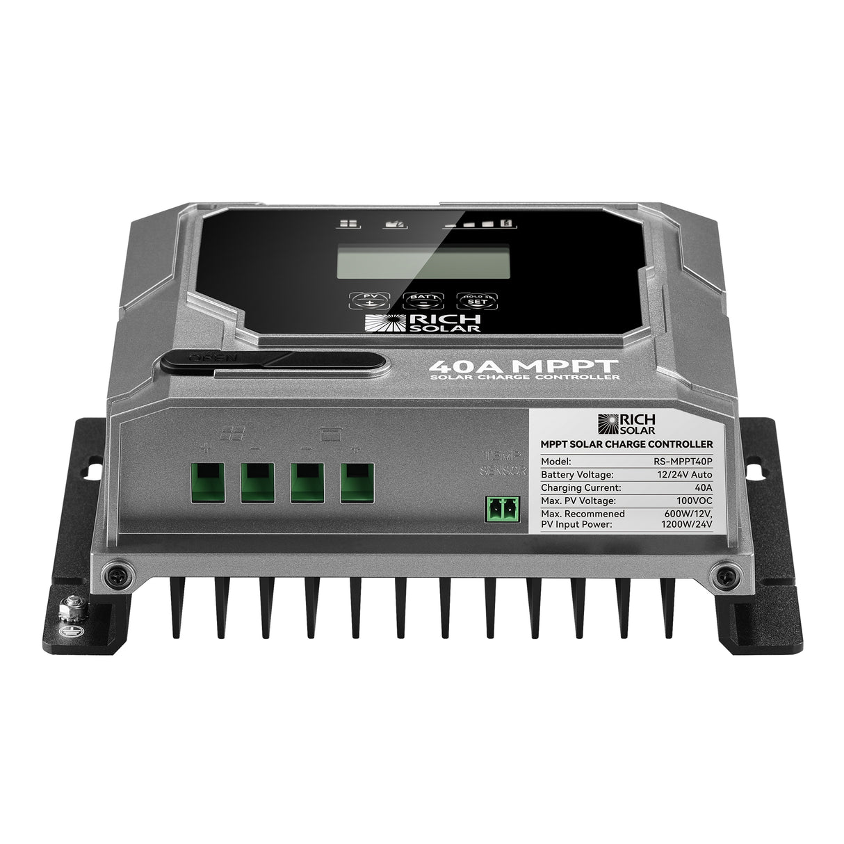 Rich Solar BRAVO 40 | 40 Amp MPPT Solar Charge Controller | Premium 40A 12V/24V MPPT Solar Controller - Image 4