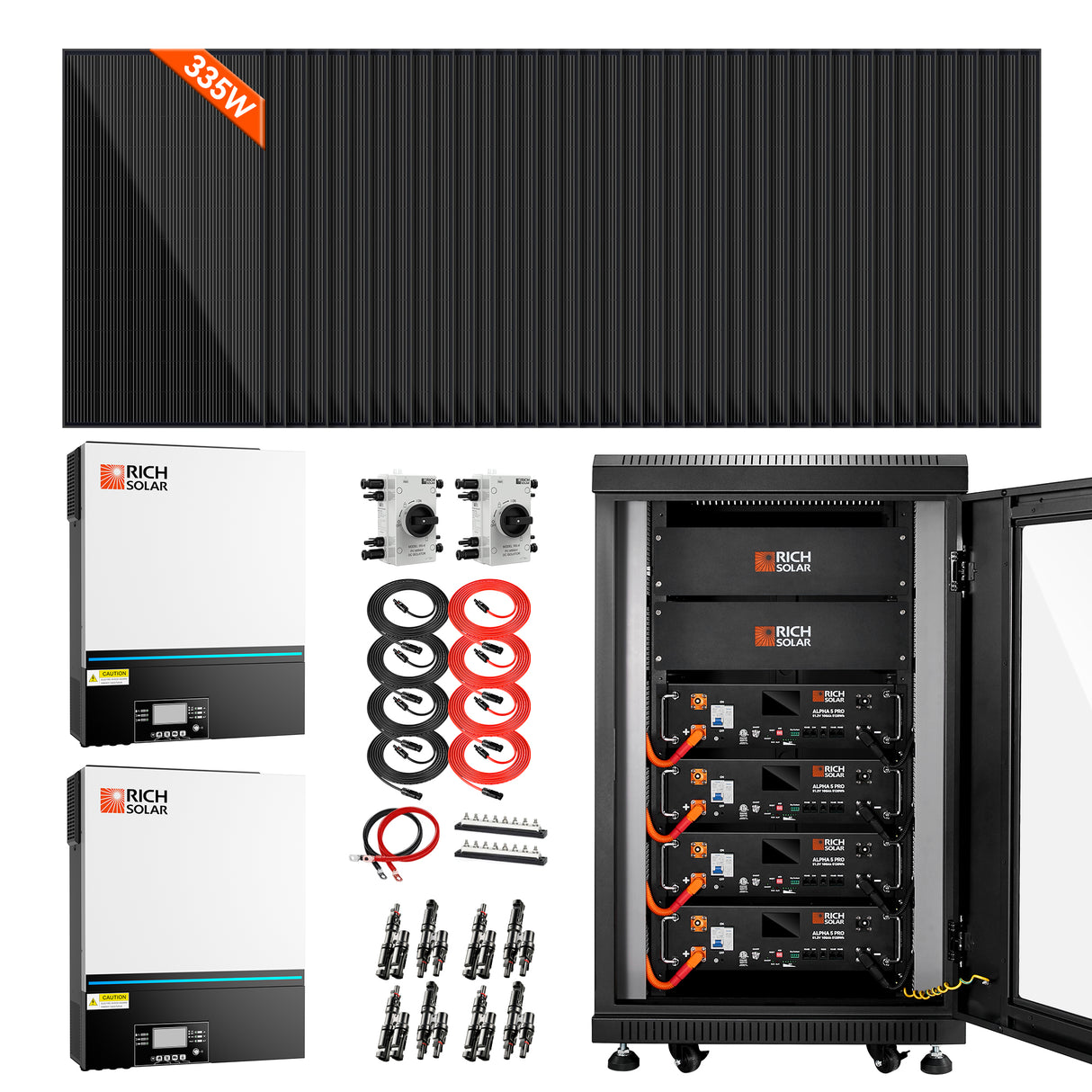 Rich Solar 48 Volt Complete Offgrid Solar Kit (12.7kW) - Image 2