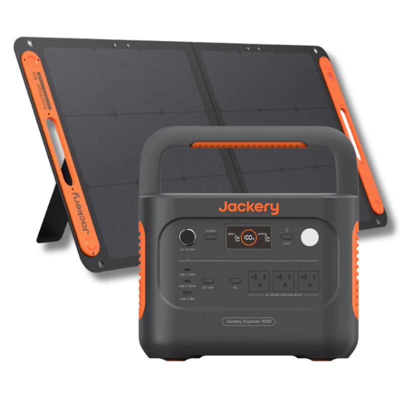 Jackery Explorer 1000v2 Solar Power Generator (1070Wh)