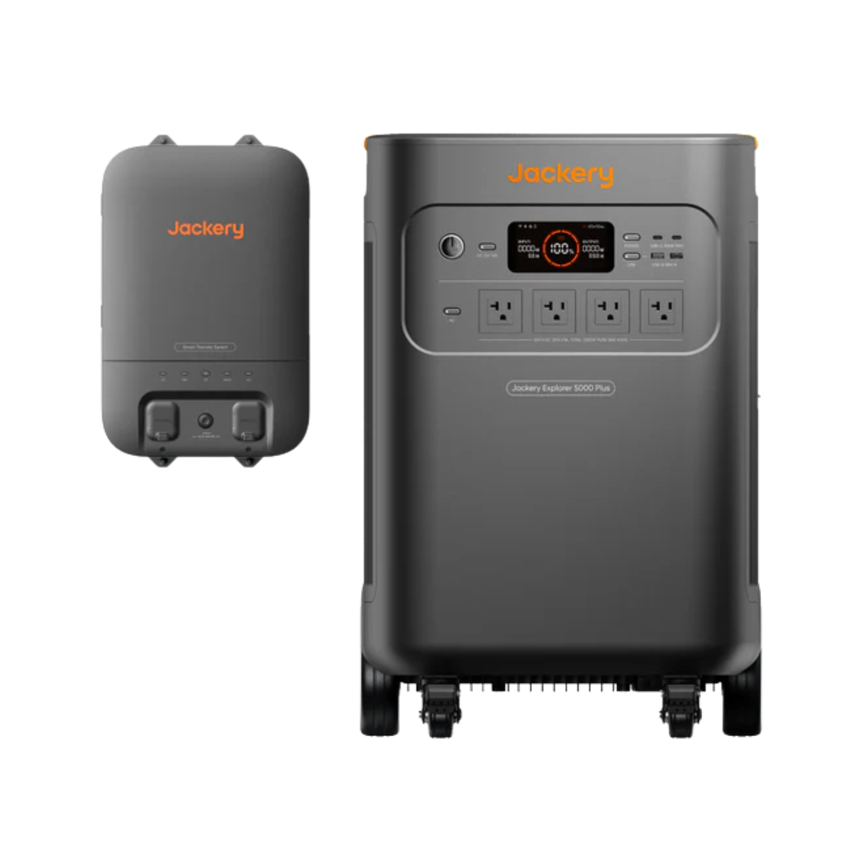 Jackery Explorer 5000 Plus Power Station with Smart Transfer Switch (5120 Wh)