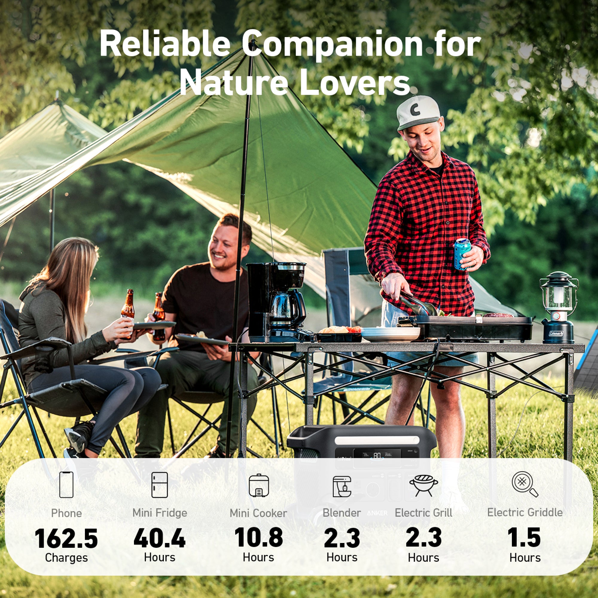 Anker SOLIX F2600 Power Station Generator (2560 Wh) + 400W Solar Panel