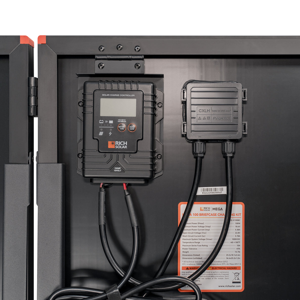 Rich Solar MEGA 100 - 100W 12V Briefcase Solar Panel - Image 8