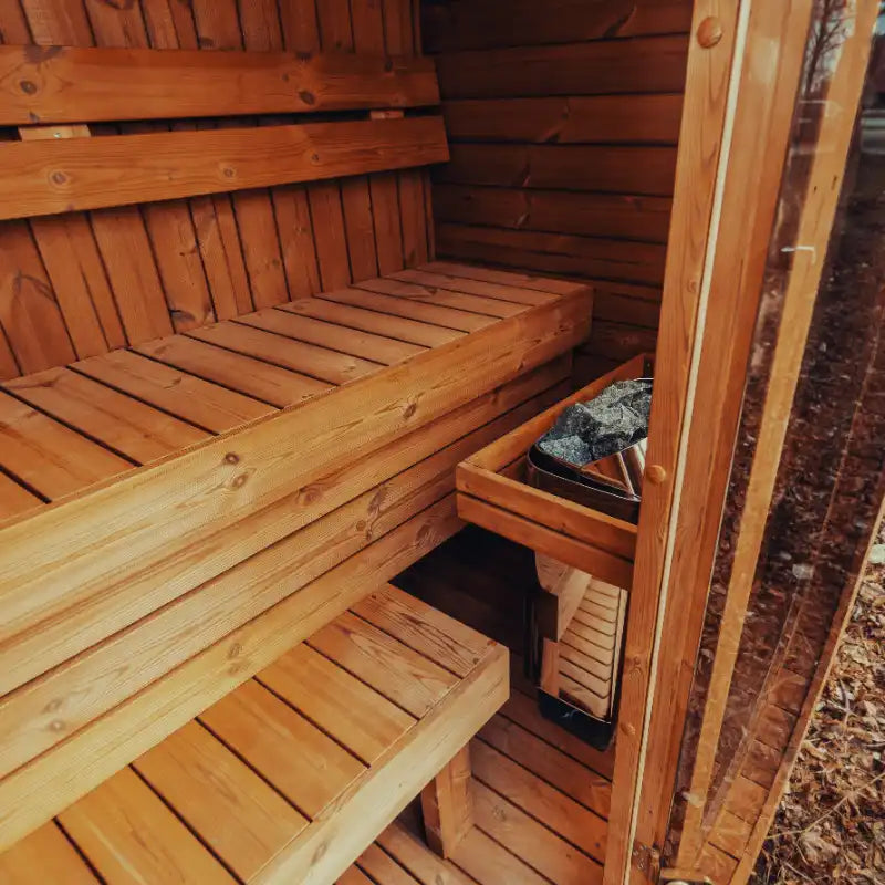 Mande Spa USA MW12 Thermowood® Outdoor Sauna