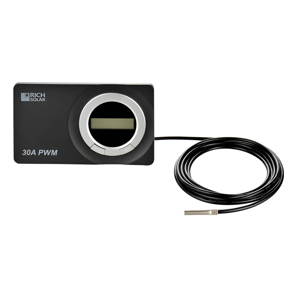 Rich Solar 30 Amp Flush Mount PWM Solar Charge Controller | 30A 12V/24V PWM Controller - Image 5