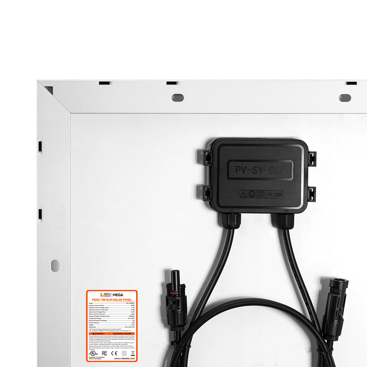 Rich Solar MEGA 100 - 100W Slim SLX Solar Panel - Image 9