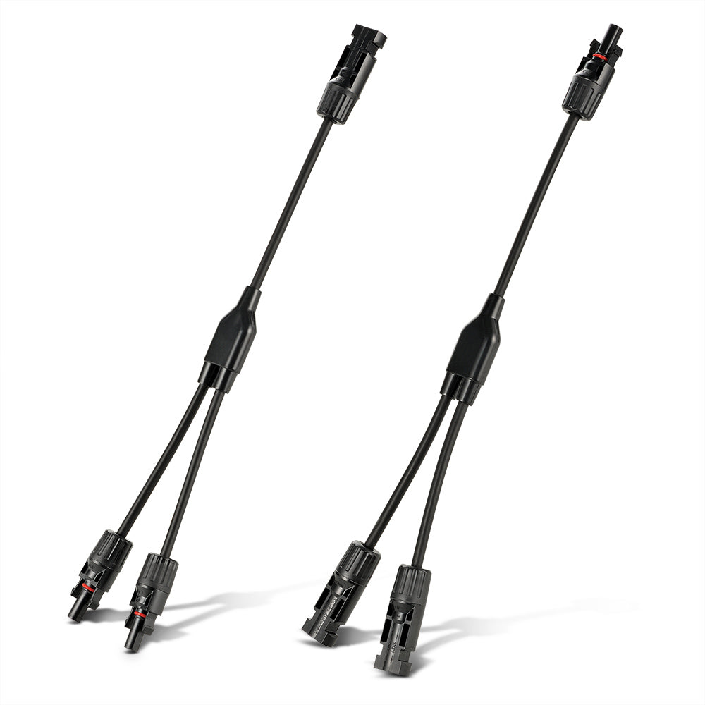 Rich Solar Y Branch 2-to-1 Solar Panel Parallel Adapters | Weatherproof PV Adapters for Solar Connection - Image 2