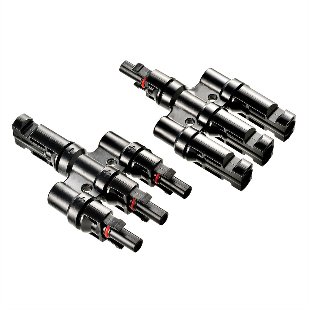 Rich Solar Y Branch Parallel Connectors 3-to-1 | 3-to-1 Weatherproof Parallel Connectors for Solar Panels - Image 3