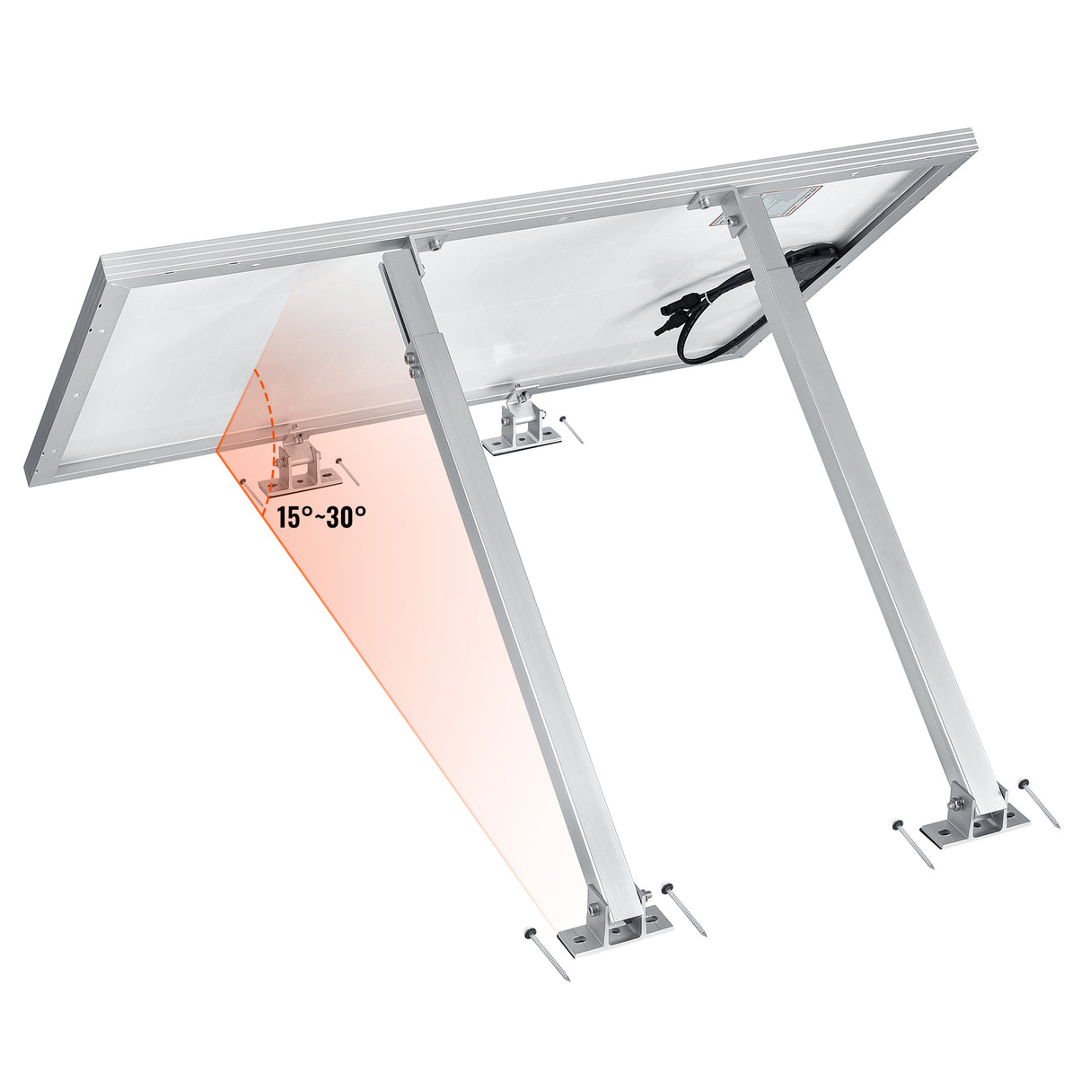 Rich Solar Tilt Mount | Adjustable Tilt Mount for Roofs and Flat Surfaces | Designed for RICH SOLAR MEGA Series Solar Panels - Image 2