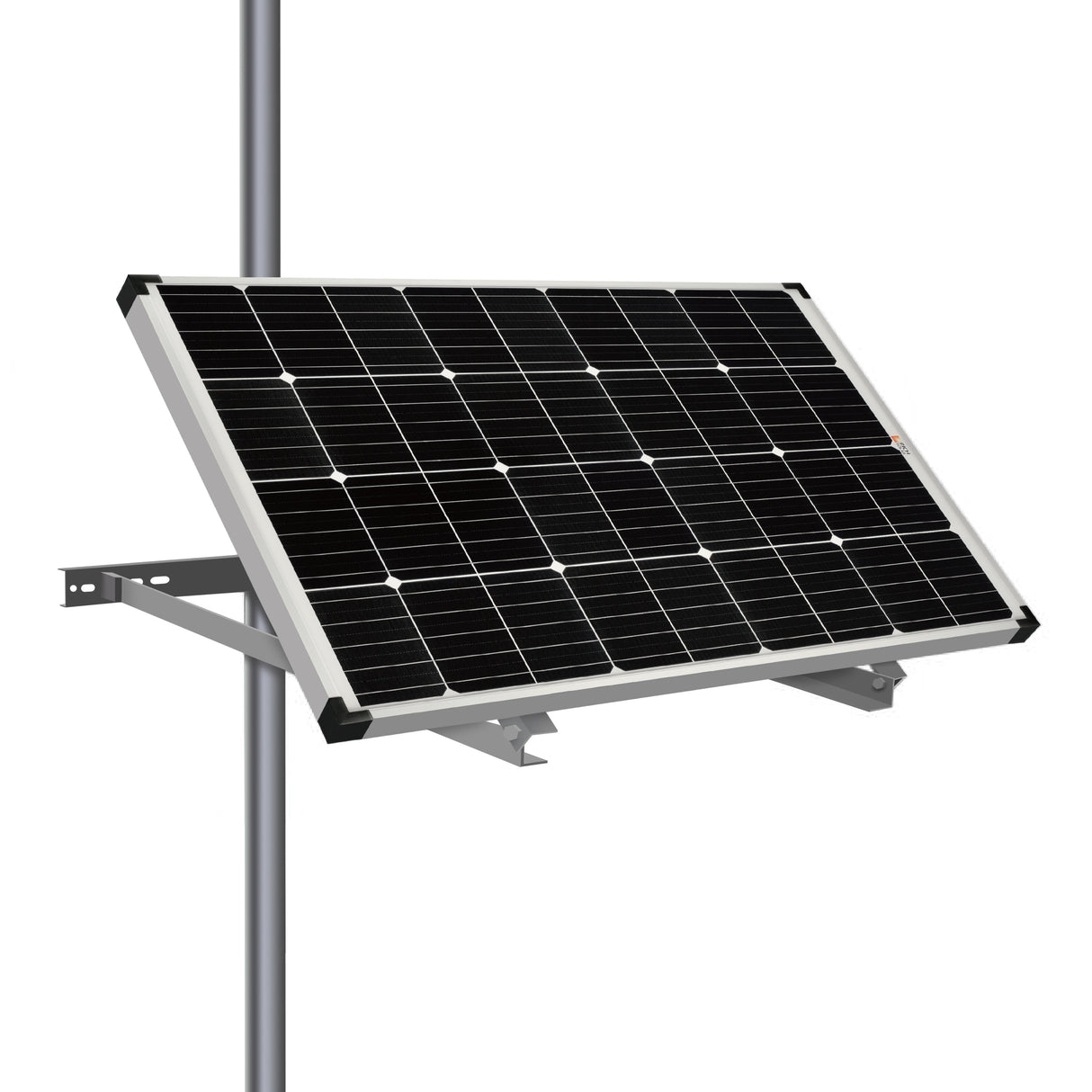 Rich Solar Side Pole Mounts | Side Pole Mount for 1 Solar Panel | Designed for RICH SOLAR MEGA Series Solar Panels under 250W - Image 2