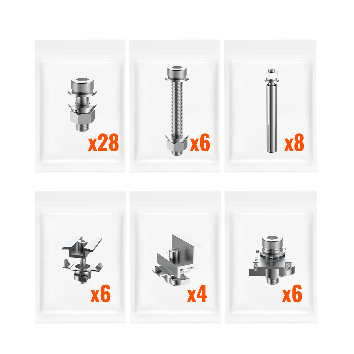 Rich Solar Solar Ground Mount | Fit MEGA 100/100 SLIM/MEGA 150 | Adjustable, Easy-to-Install Brackets for 1-4 Panels - Image 6