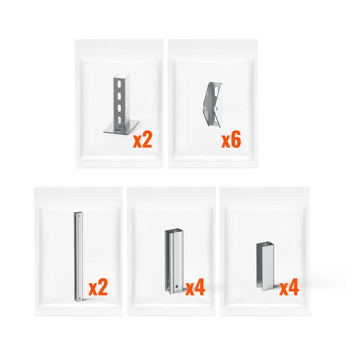 Rich Solar Solar Ground Mount | Fit MEGA 100/100 SLIM/MEGA 150 | Adjustable, Easy-to-Install Brackets for 1-4 Panels - Image 7