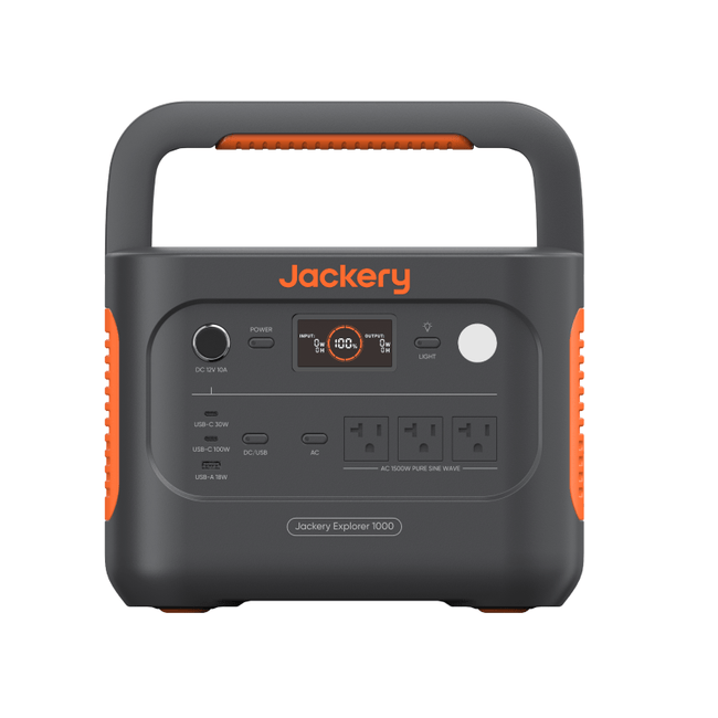 Jackery Explorer 1000v2 Solar Power Generator (1070Wh)