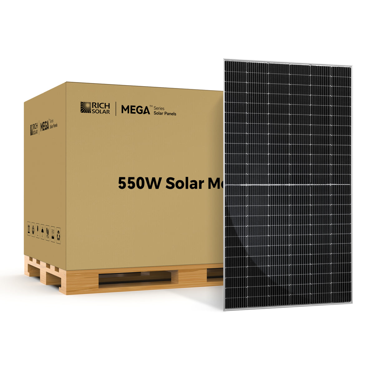 Rich Solar MEGA 550 -550W 24V Bifacial Solar Panels (8) - Image 4