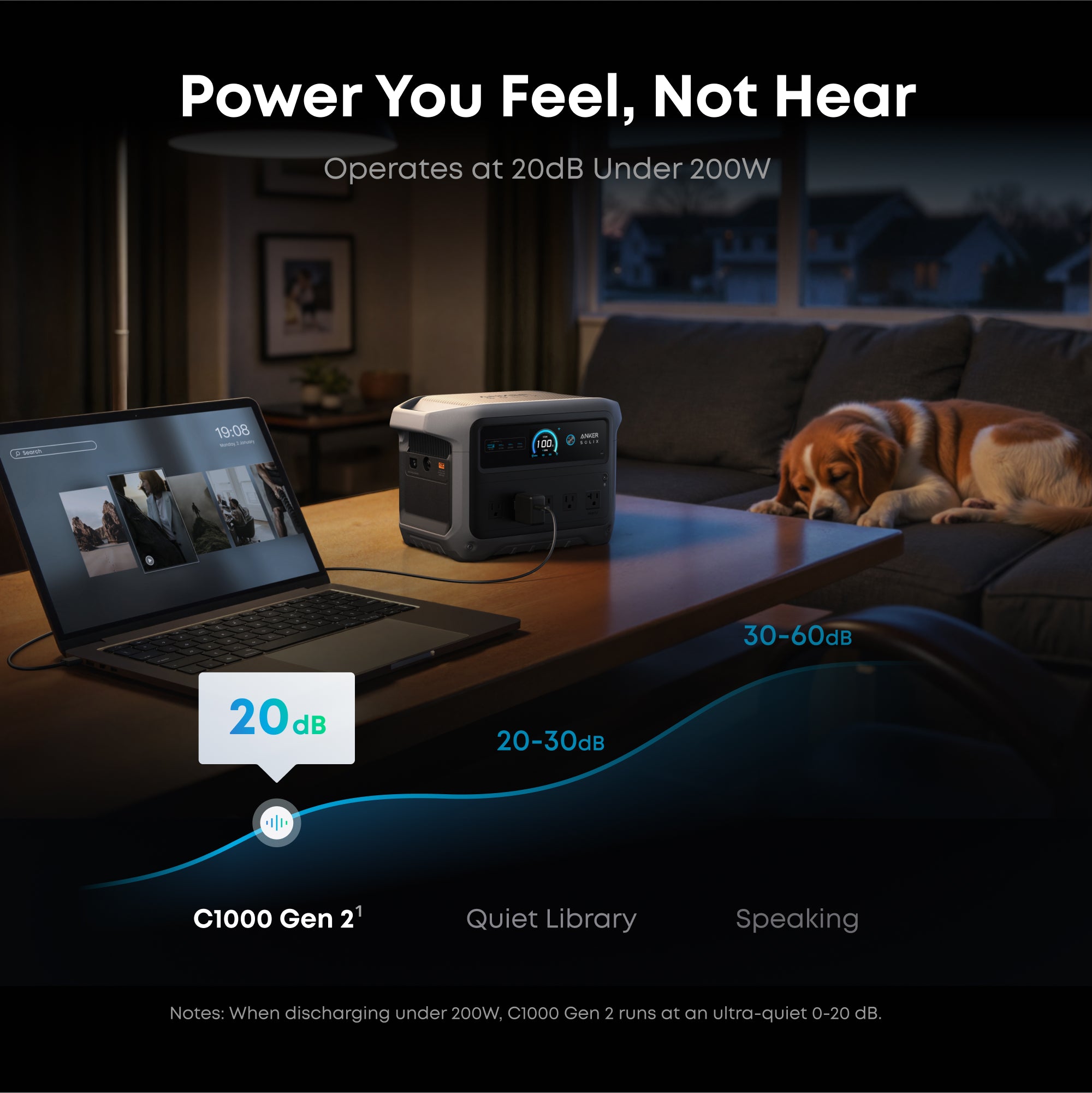 Anker SOLIX C1000 Gen 2 Solar Power Station (1024Wh) description image