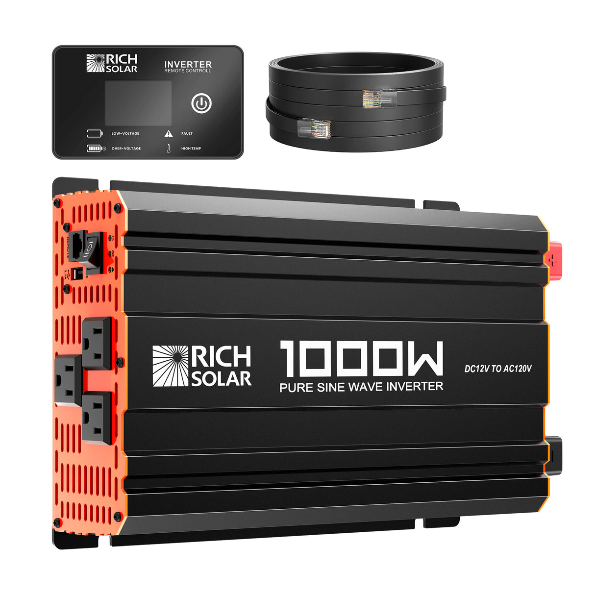 Rich Solar Nova Pure 1K 12 Volt Industrial Pure Sine Wave Inverter (1kW) - Image 4