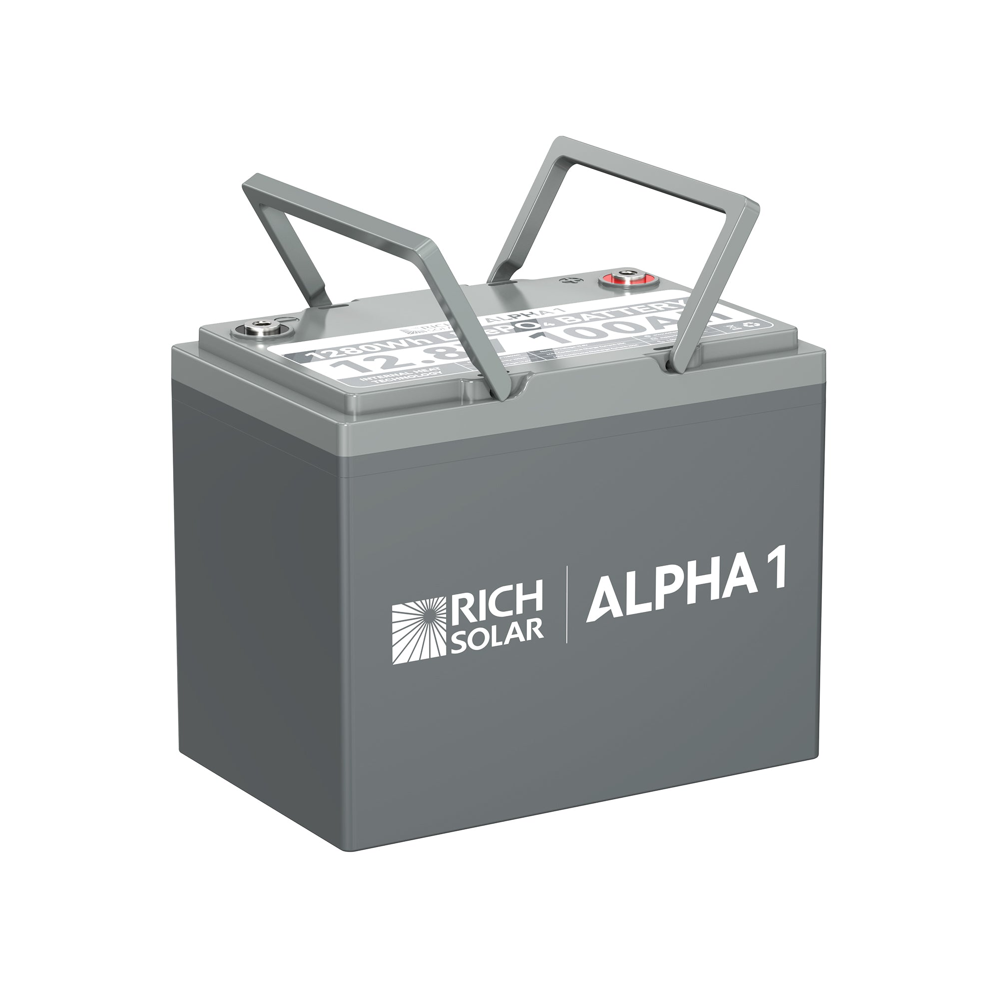 Rich Solar Alpha 1 LiFePO4 12 Volt Lithium Battery (1,280Wh)