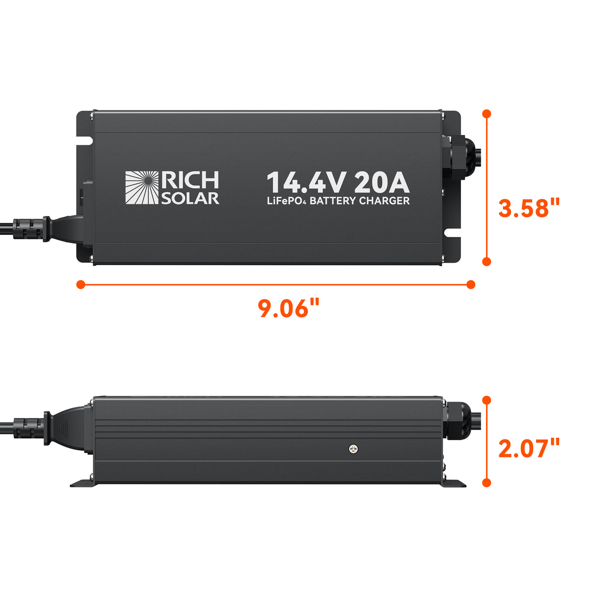 Rich Solar 12V 20A LiFePO4 Battery Charger - Image 3