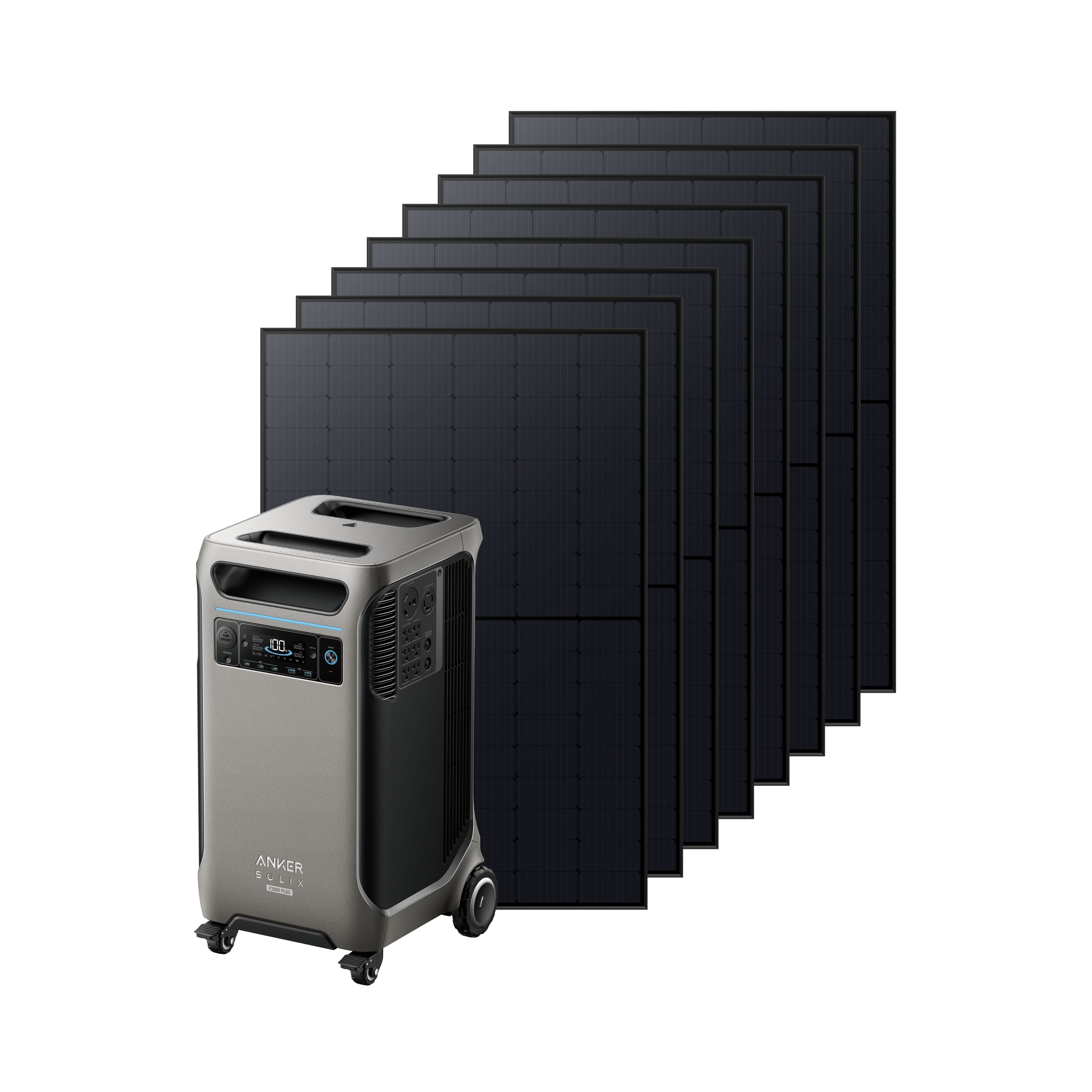 Anker SOLIX F3800 Plus Power Station + 410W Rigid Solar Panels
