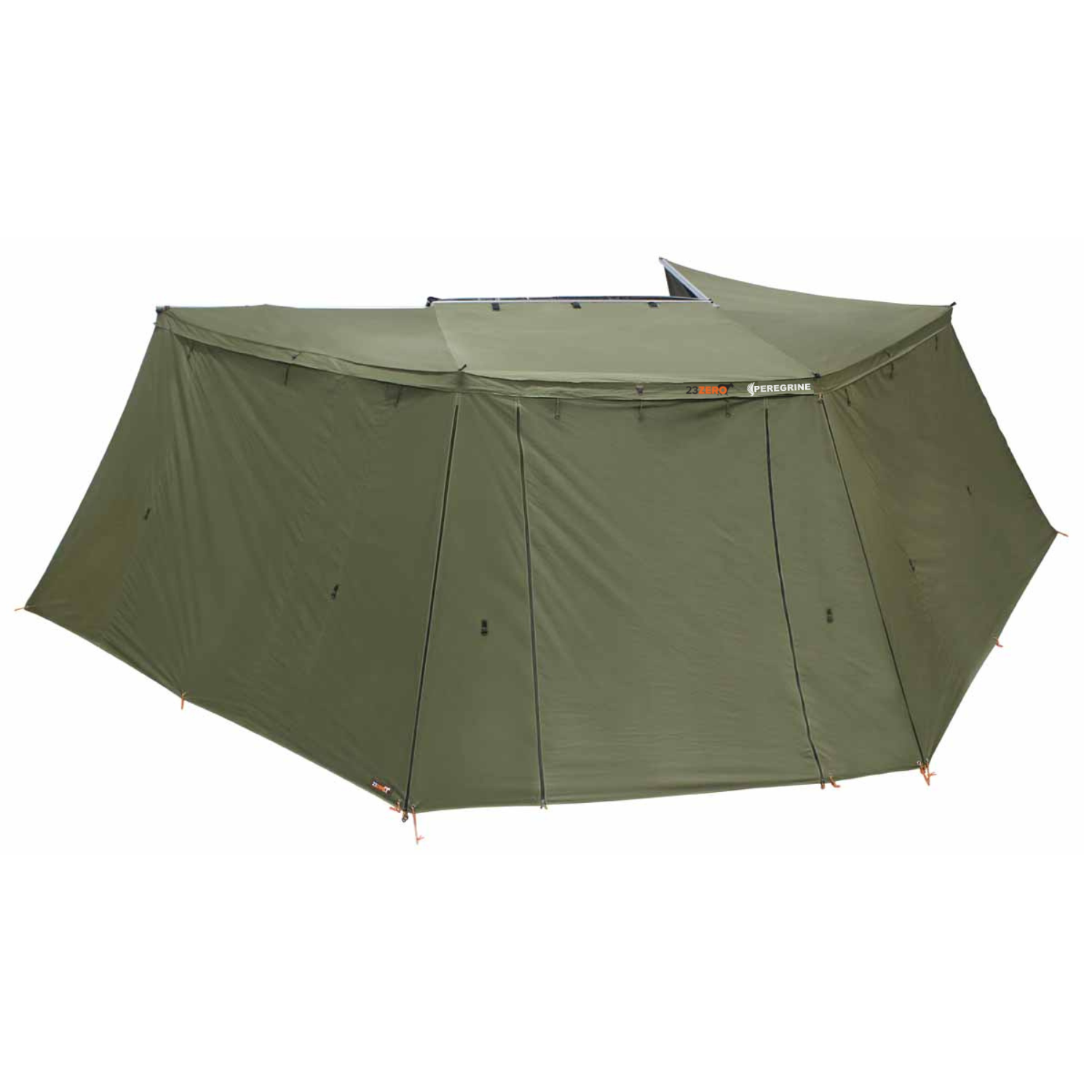 23Zero Peregrine PRO 5 270 Degree Awning + 1.0 Solid Wall – Left Side