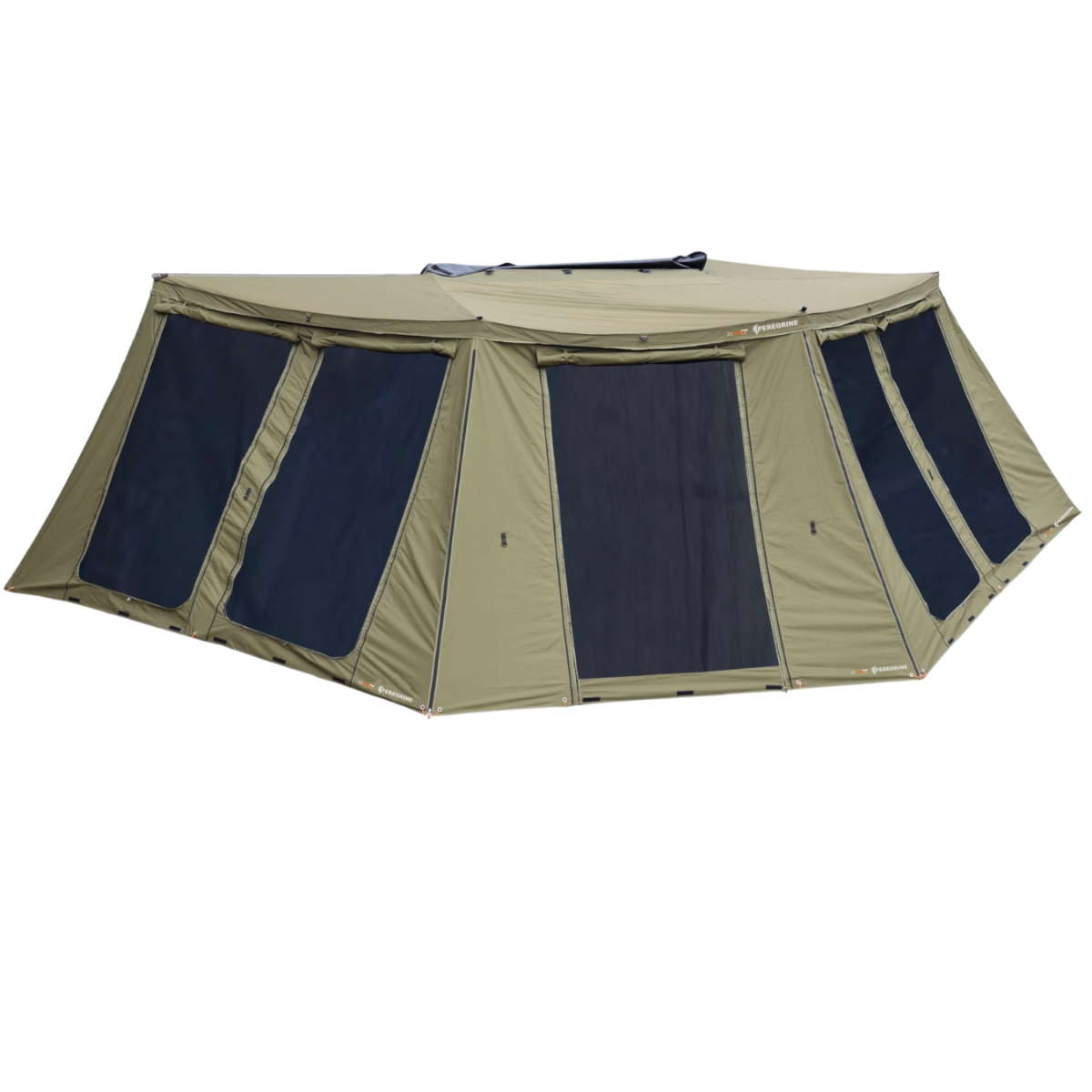 23Zero Peregrine PRO 5 270 Degree Awning + Deluxe Screen Wall – Left Side