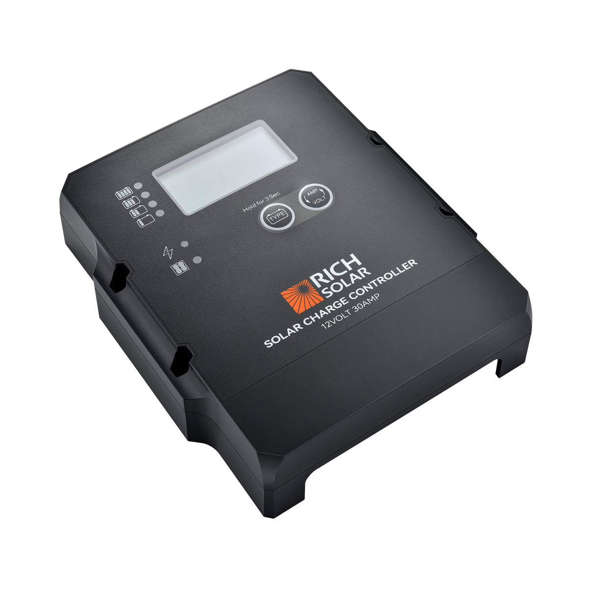 Rich Solar 30 Amp PWM Solar Charge Controller | 12V 30A PWM Controller - Image 3