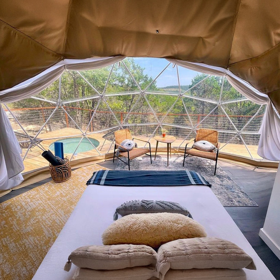 Luna 7m Stargazer Element – Preconfigured Geodesic Dome – 415 Sq Ft