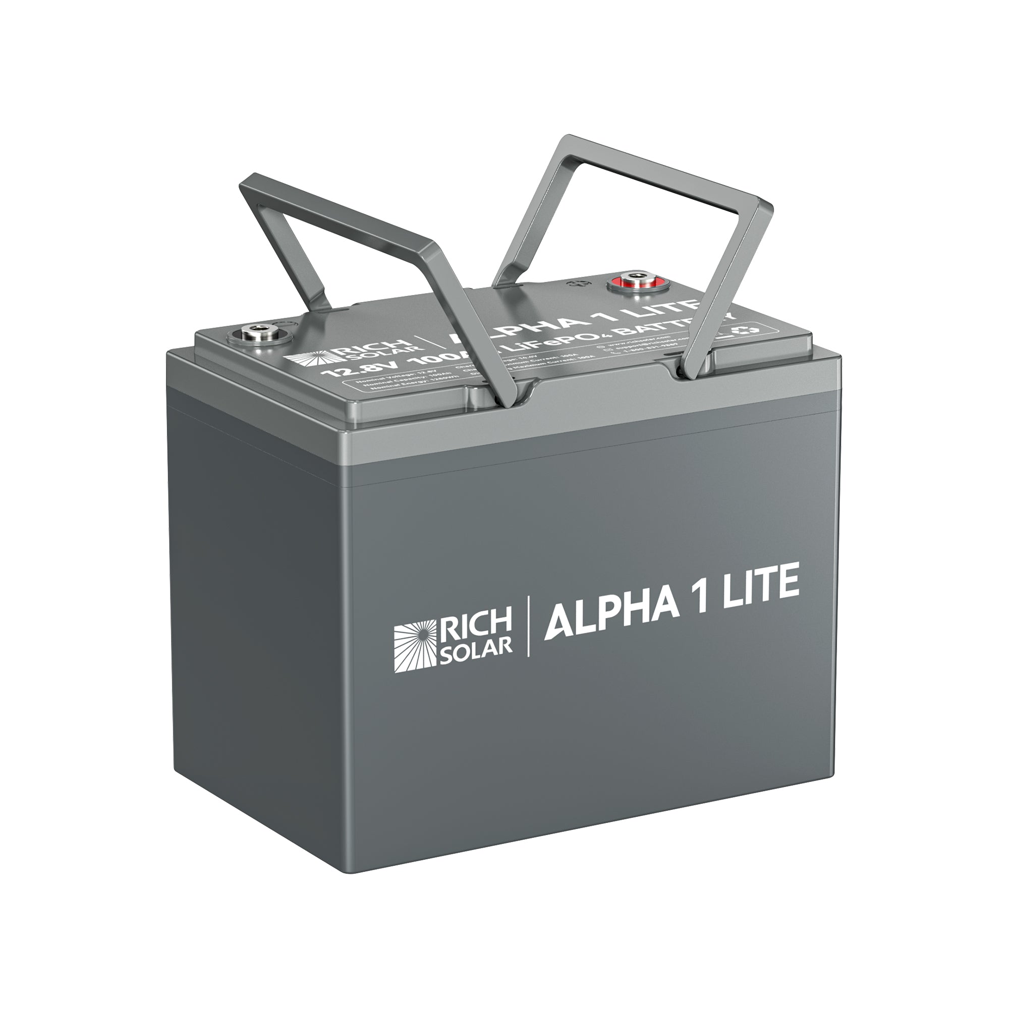 Rich Solar Alpha 1 LITE LiFePO4 12 Volt Lithium Battery (1,280Wh)
