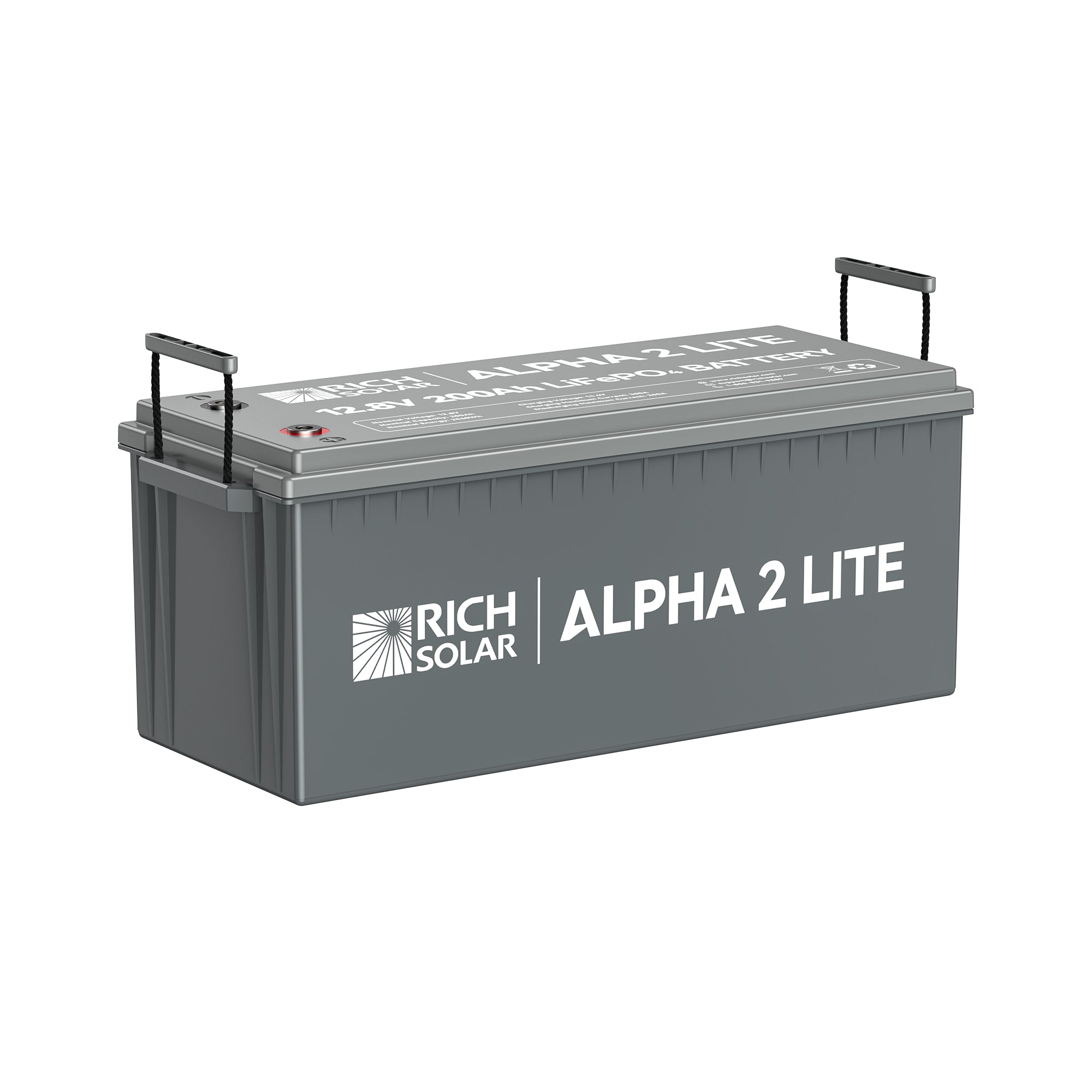 Rich Solar Alpha 2 LITE LiFePO4 12 Volt Lithium Battery (2,560Wh)