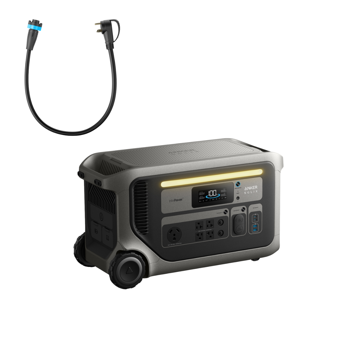 Anker SOLIX F3000 Power Station + Generator Input Adapter (3072 Wh)