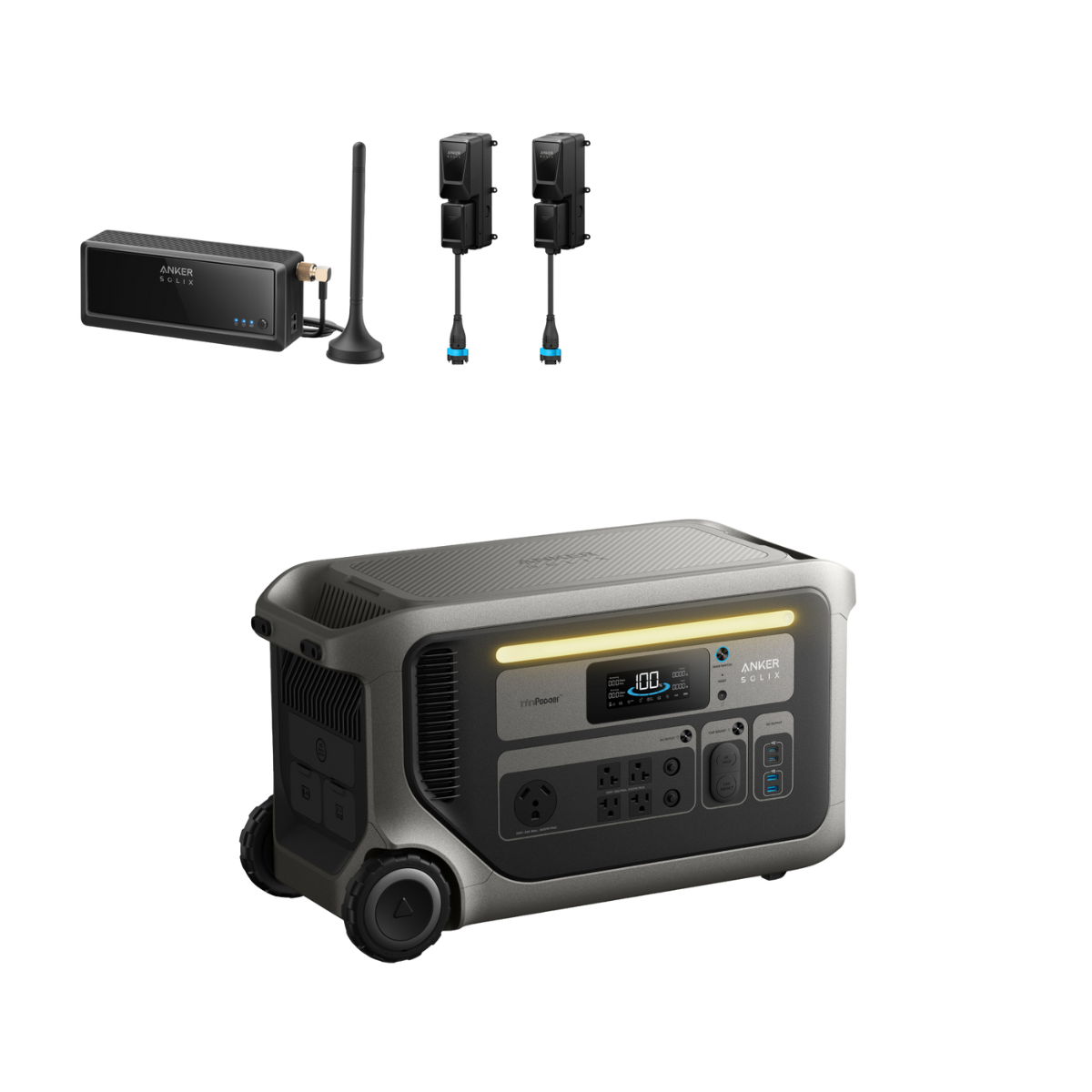 Anker SOLIX F3000 Power Station + Power Saver Kit (3072 Wh)